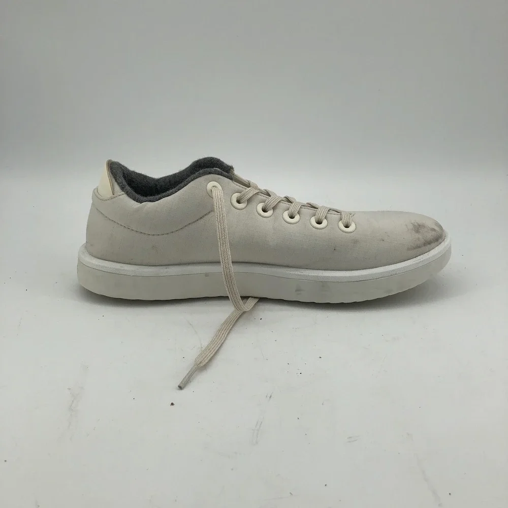 Allbirds Men's 10 Wool Pipers Low Top Cream Lightweight Casual Shoes